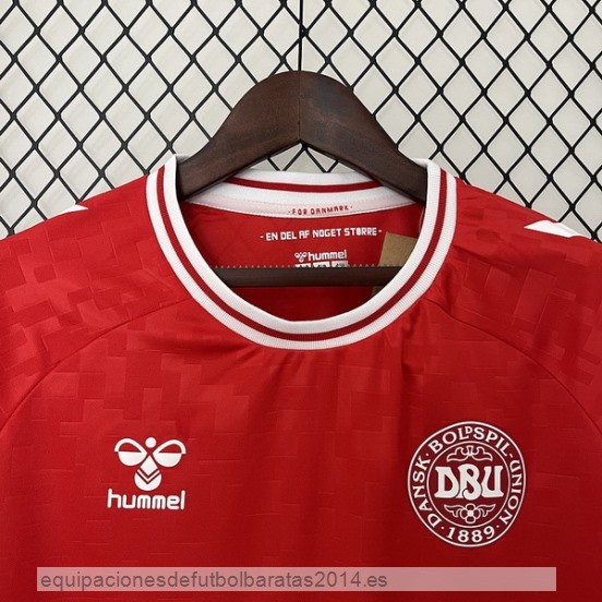Nuevo Tailandia 1ª Camiseta Dinamarca 2024 Rojo Baratas